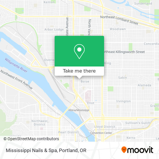 Mapa de Mississippi Nails & Spa