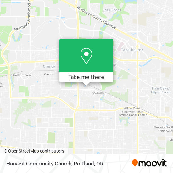 Mapa de Harvest Community Church