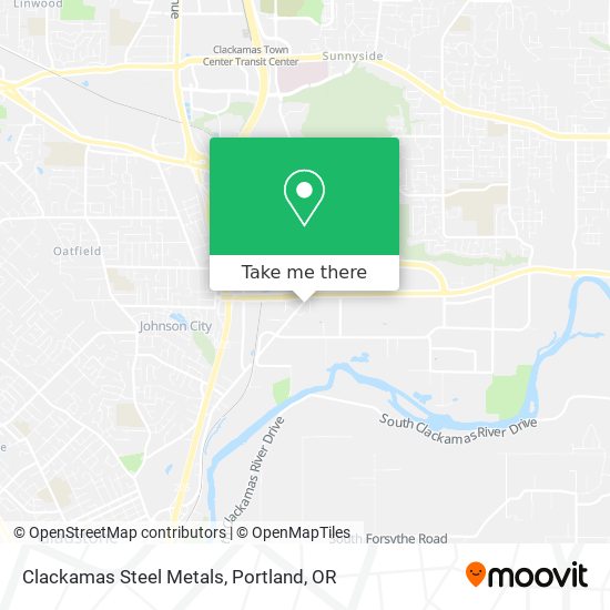 Mapa de Clackamas Steel Metals