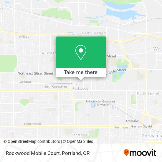 Mapa de Rockwood Mobile Court