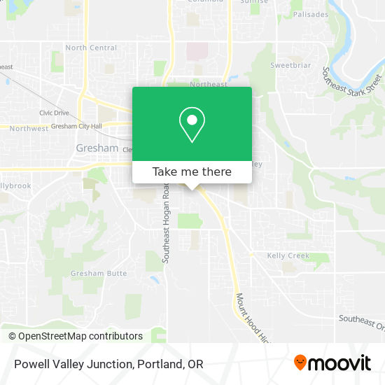 Mapa de Powell Valley Junction