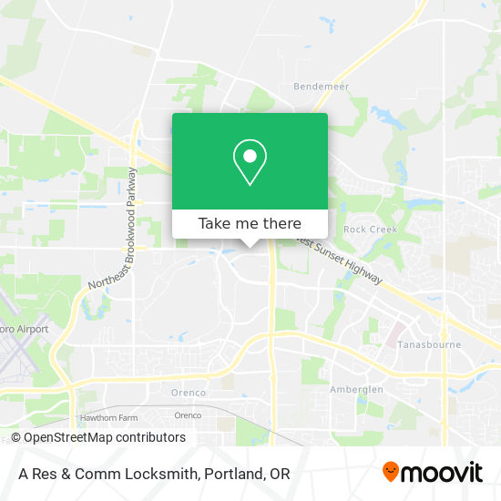 A Res & Comm Locksmith map