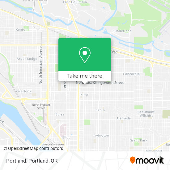 Portland map