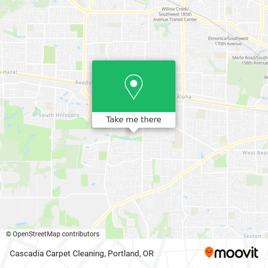 Mapa de Cascadia Carpet Cleaning