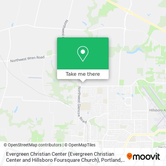 Evergreen Christian Center (Evergreen Christian Center and Hillsboro Foursquare Church) map