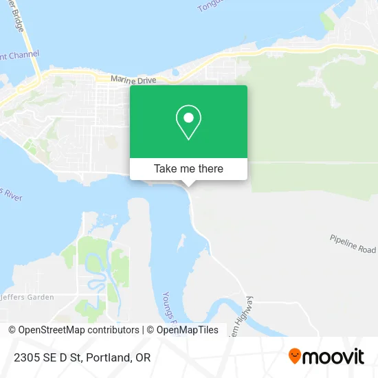 Mapa de 2305 SE D St