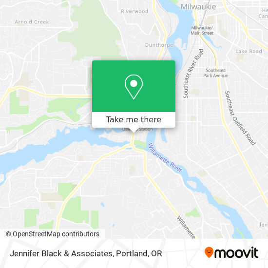 Jennifer Black & Associates map