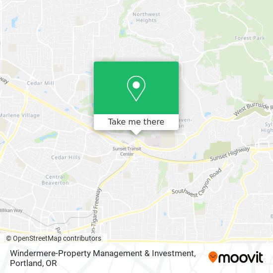 Windermere-Property Management & Investment map