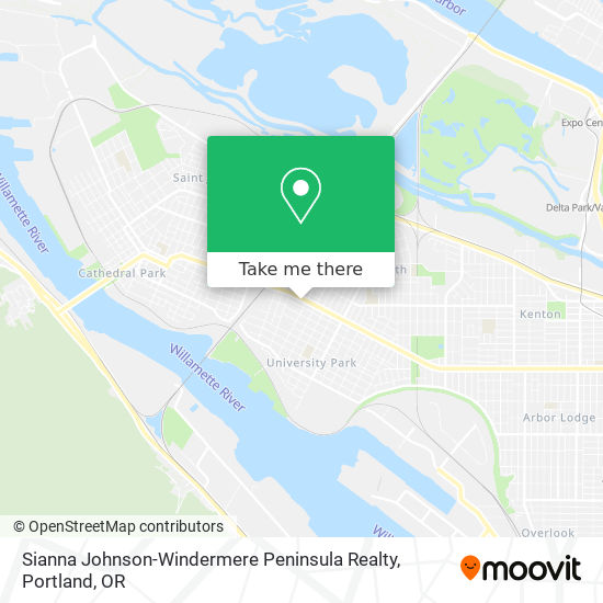 Sianna Johnson-Windermere Peninsula Realty map
