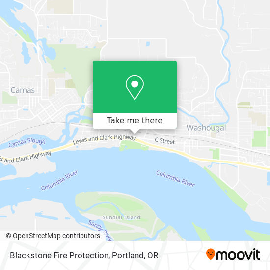 Mapa de Blackstone Fire Protection