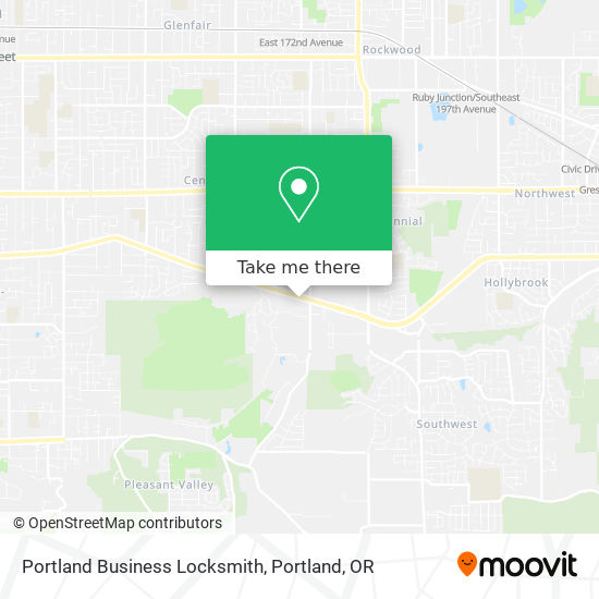 Mapa de Portland Business Locksmith