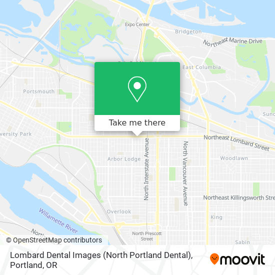 Mapa de Lombard Dental Images (North Portland Dental)