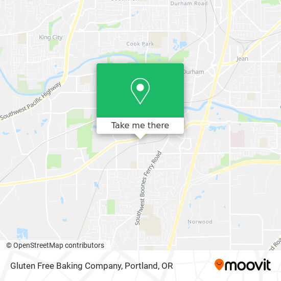 Gluten Free Baking Company map