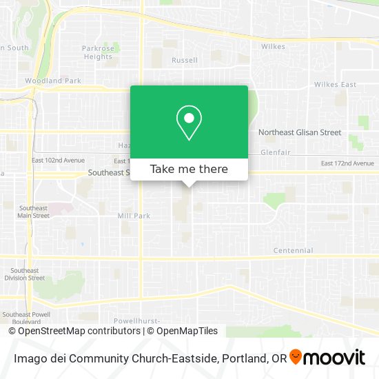 Imago dei Community Church-Eastside map