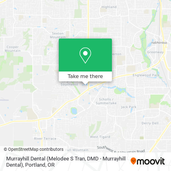 Mapa de Murrayhill Dental (Melodee S Tran, DMD - Murrayhill Dental)
