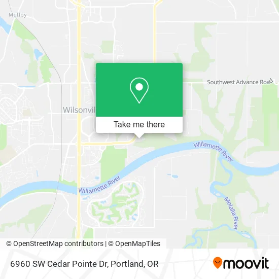 6960 SW Cedar Pointe Dr map