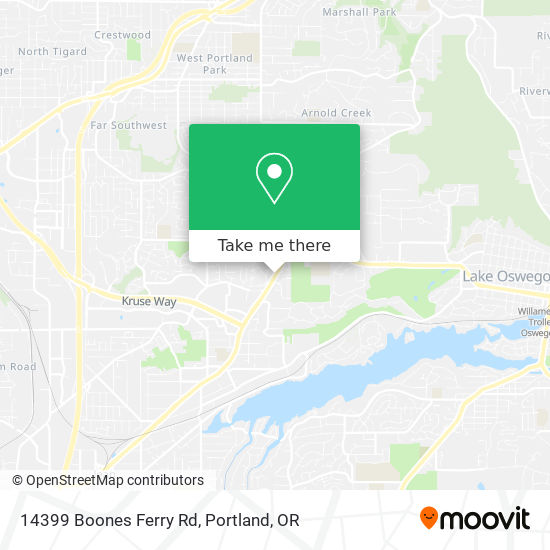 14399 Boones Ferry Rd map