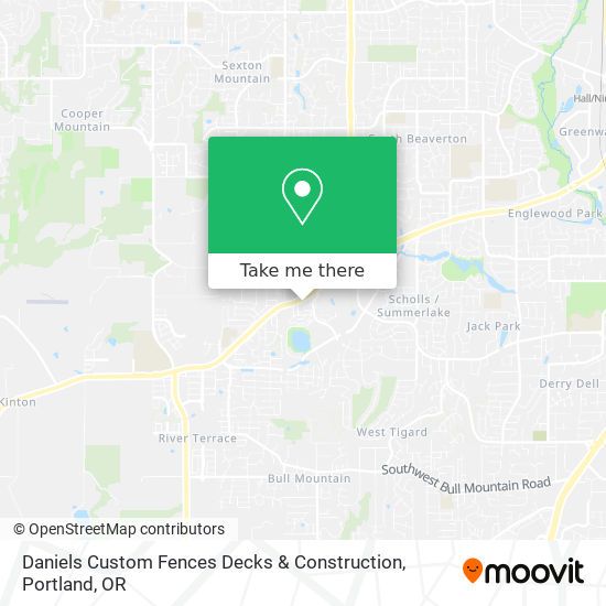 Daniels Custom Fences Decks & Construction map