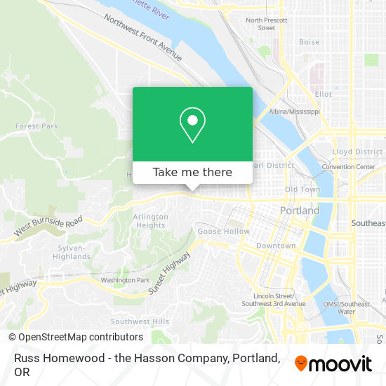 Russ Homewood - the Hasson Company map