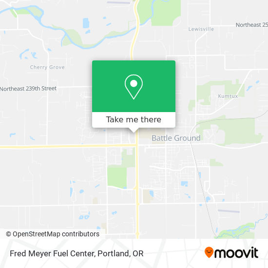 Fred Meyer Fuel Center map