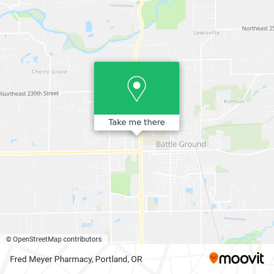 Fred Meyer Pharmacy map