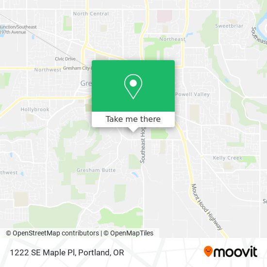 1222 SE Maple Pl map