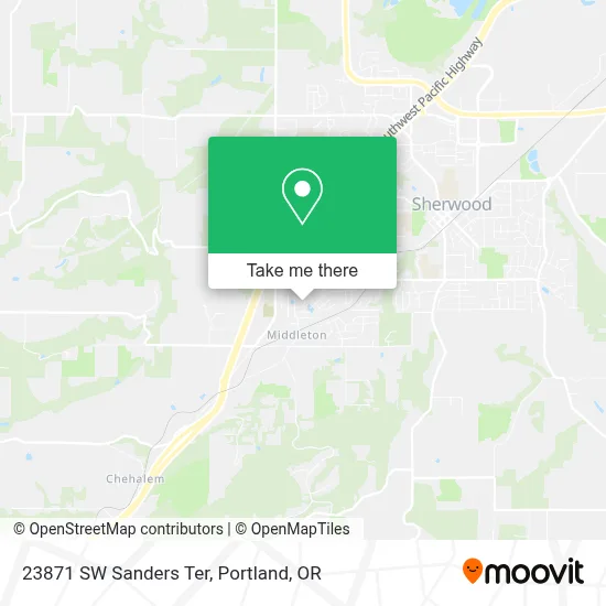 23871 SW Sanders Ter map
