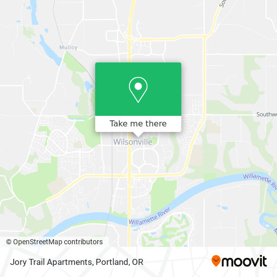 Mapa de Jory Trail Apartments