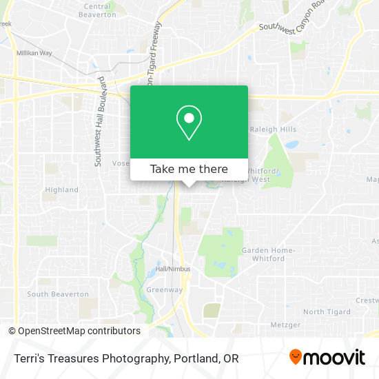 Terri's Treasures Photography map