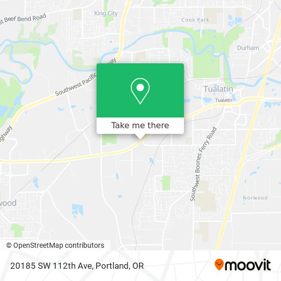 Mapa de 20185 SW 112th Ave