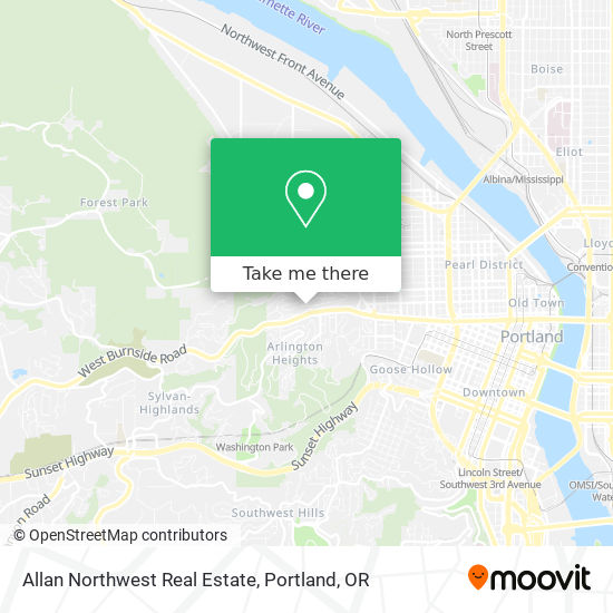 Mapa de Allan Northwest Real Estate