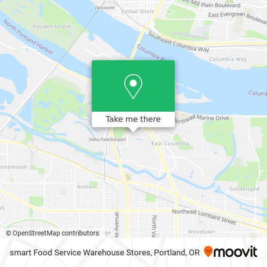 smart Food Service Warehouse Stores map