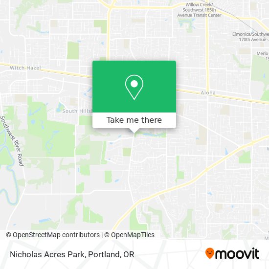 Mapa de Nicholas Acres Park