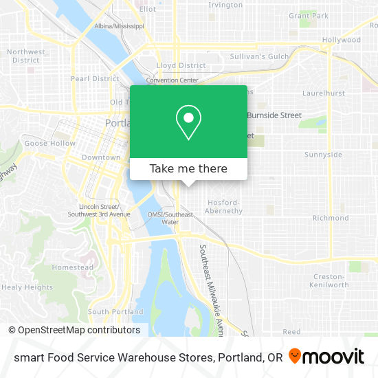 Mapa de smart Food Service Warehouse Stores