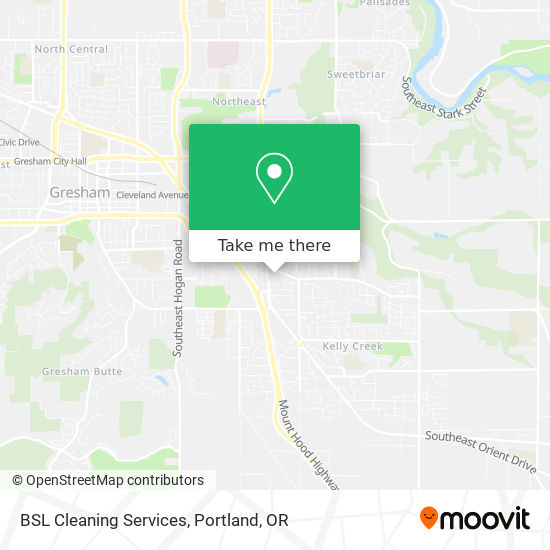 BSL Cleaning Services map