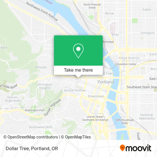 Mapa de Dollar Tree