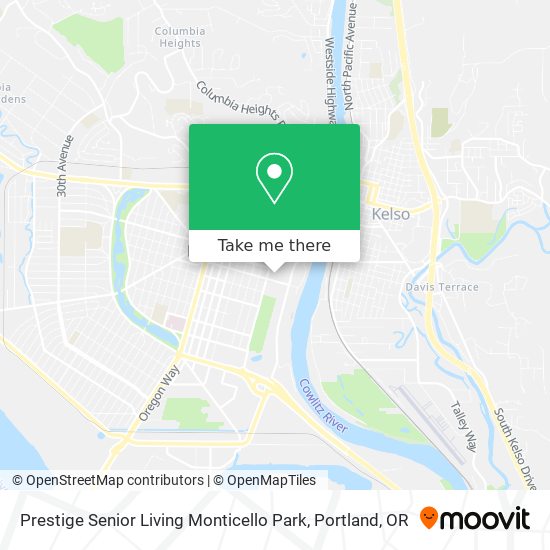 Prestige Senior Living Monticello Park map