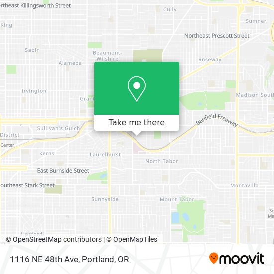 Mapa de 1116 NE 48th Ave