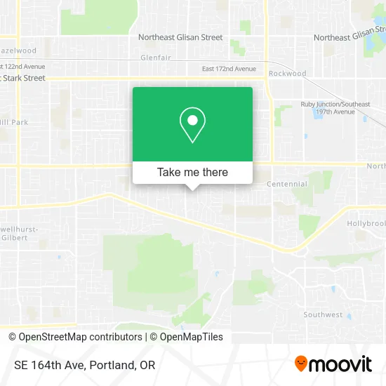 SE 164th Ave map