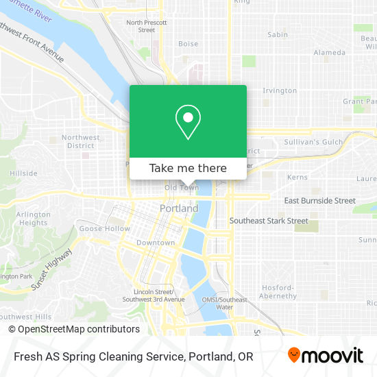 Fresh AS Spring Cleaning Service map