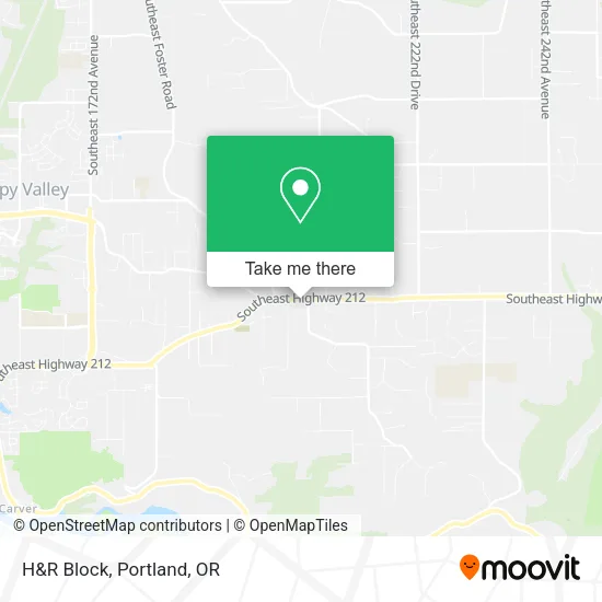 H&R Block map