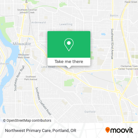 Northwest Primary Care map