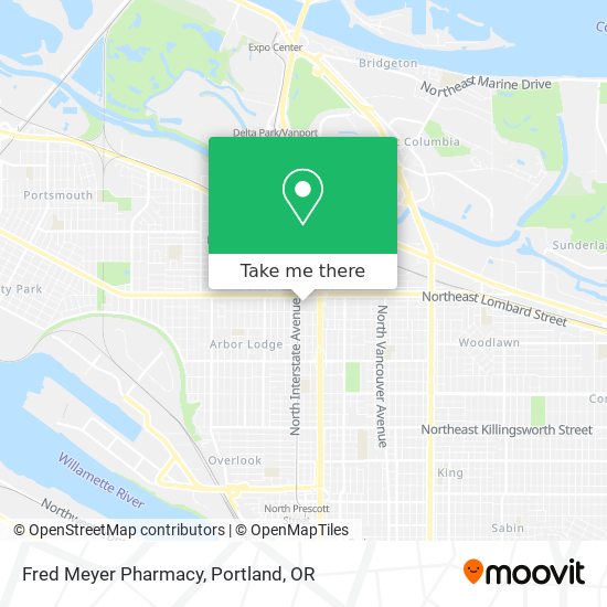 Mapa de Fred Meyer Pharmacy