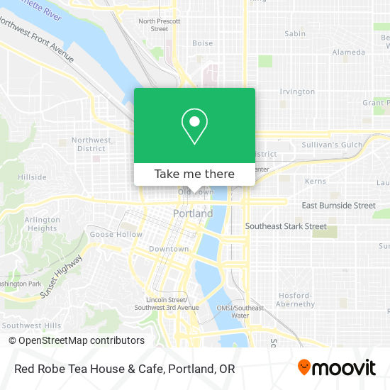 Red Robe Tea House & Cafe map