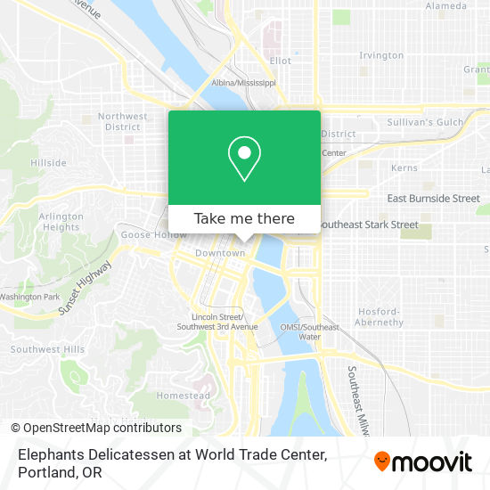 Mapa de Elephants Delicatessen at World Trade Center