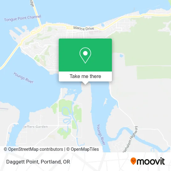 Mapa de Daggett Point