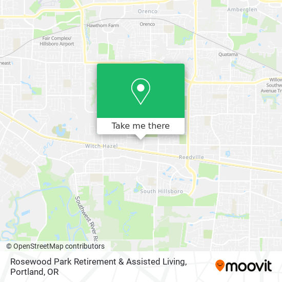 Rosewood Park Retirement & Assisted Living map