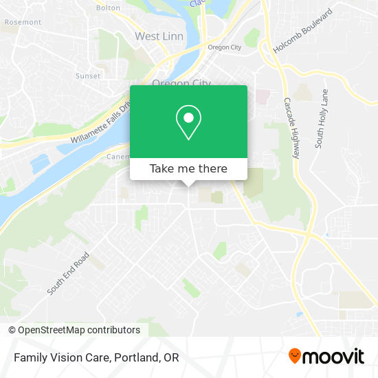 Family Vision Care map