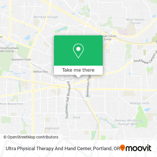 Ultra Physical Therapy And Hand Center map