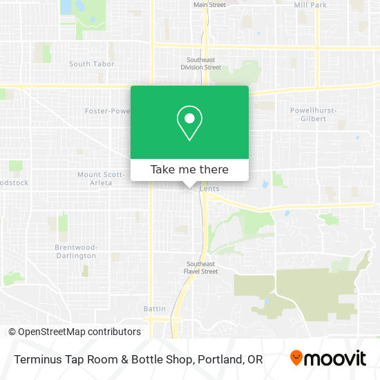 Mapa de Terminus Tap Room & Bottle Shop